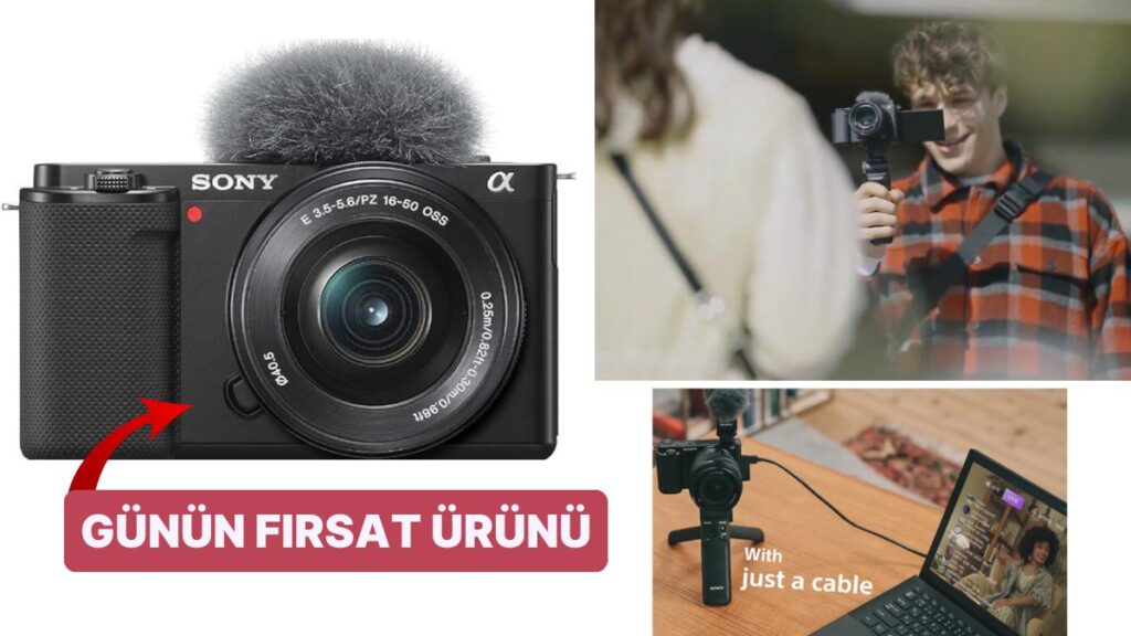 Sony Alpha ZV-E10L Kamera İndirimli Fiyatla Amazon’da!