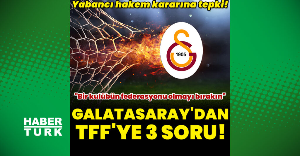 “Fenerbahçe Derbisi İçin Yabancı Hakem Skandalı!”