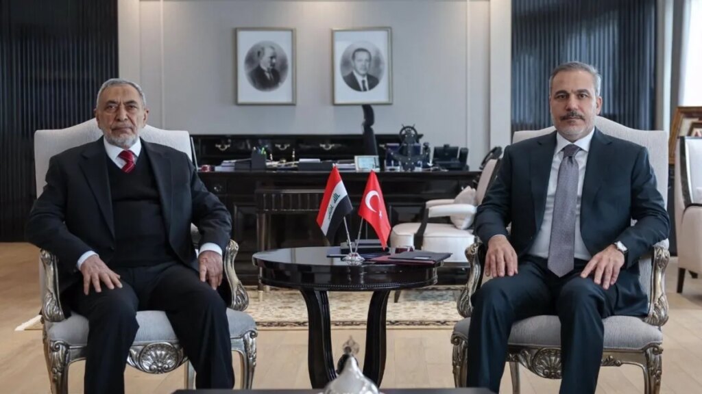 Bakan Fidan, Irak Temsilciler Meclisi Başkanı ile Görüştü