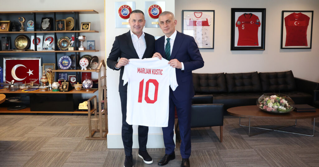 Hırvatistan Futbol Federasyonu Başkanı Türkiye’yi Ziyaret Etti