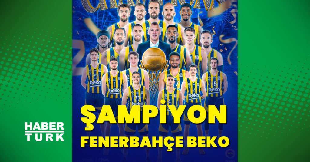Fenerbahçe Beko Şampiyonluğu Kutladı!