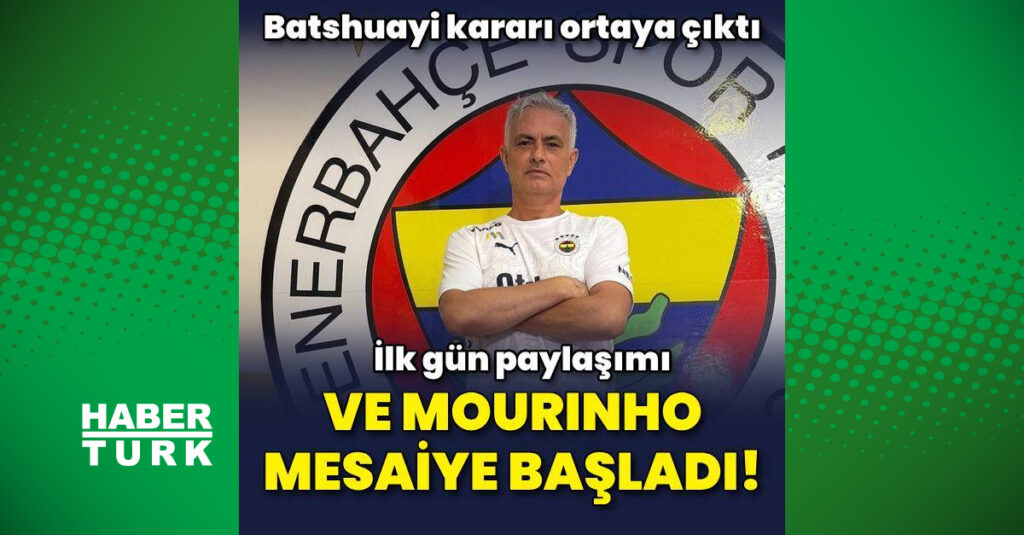 Mourinho İlk Gününde Samandıra’da!