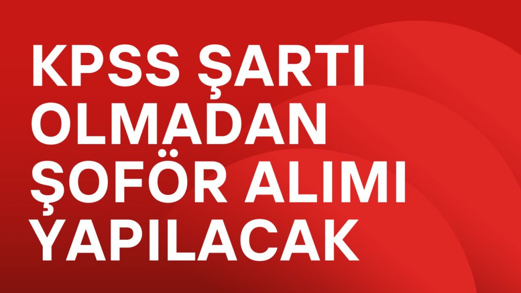 İstanbul Büyükşehir Belediyesi Şoför Alımı Başladı