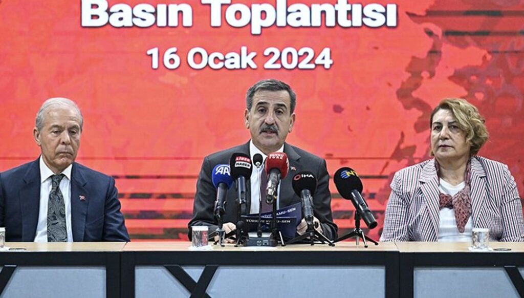 Kamu-Sen Başkanı: 2023 Enflasyonu Yüzde 64,77, Maaşlarda Erimenin İspatı