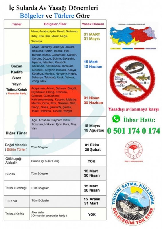 Samsun’da Su Ürünleri Avcılığı Yasaklandı!