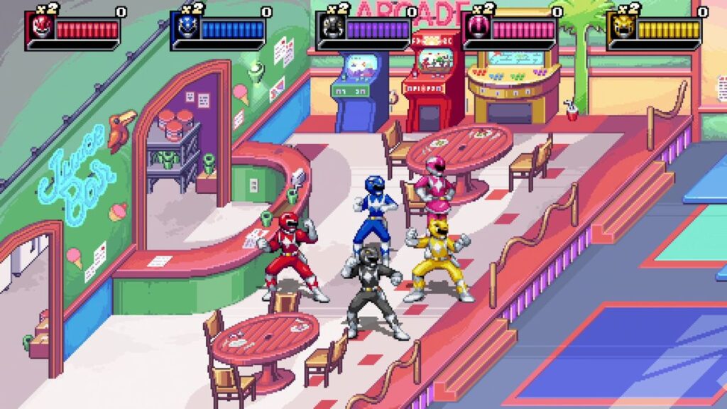 Yeni 2D- dövüş oyunu: Power Rangers Klasik Karakterlerle Mücadele!