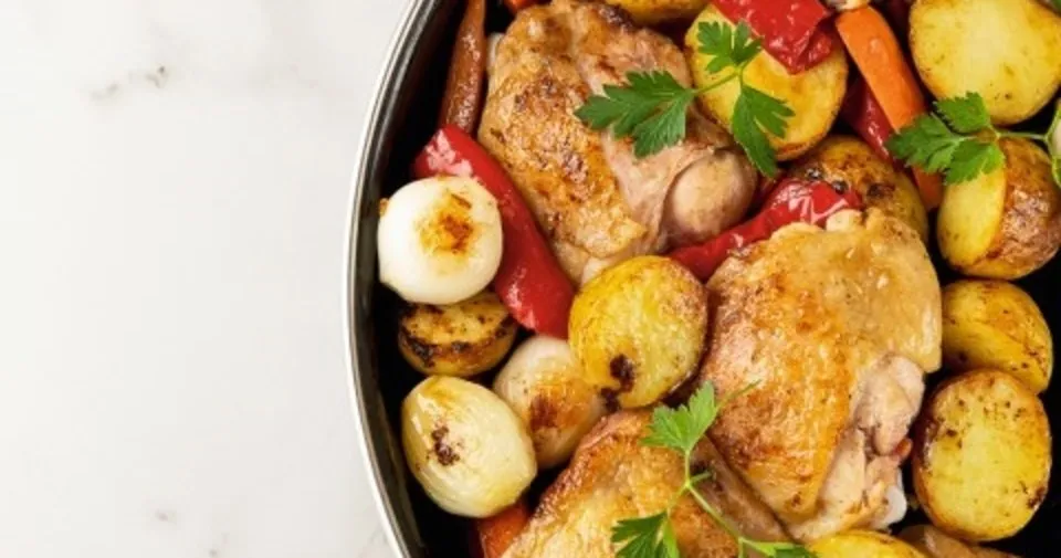 Cevizli Sebzeli Tavuk Yemeği Tarifi