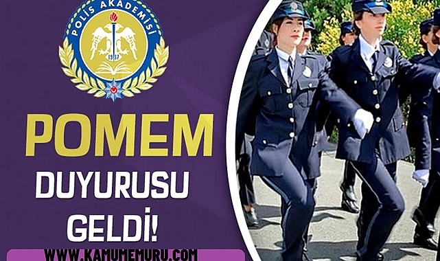 POMEM 31. Dönem Sınavı Giriş Belgeleri ve Parkur Talimatları Açıklandı