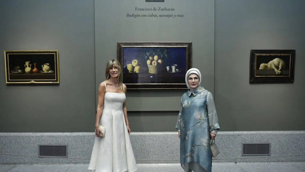 Emine Erdoğan ve İspanya Başbakanı’nın Eşi Prado Müzesinde Buluştu
