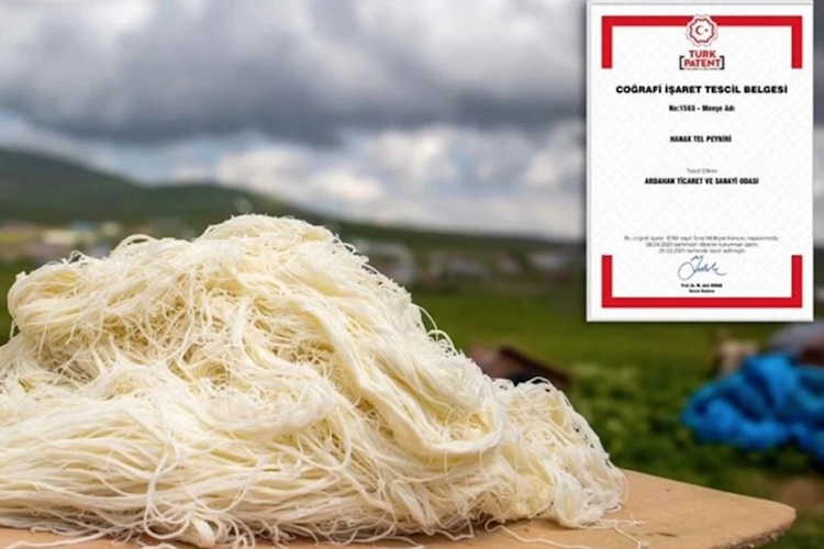 Hanak Tel Peyniri Türk Patent ve Marka Kurumu’ndan Coğrafi İşaret Aldı!