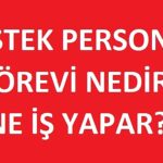 Kamuda Destek Personeli: Görevleri ve Sorumlulukları