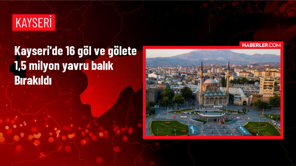 Kayseri’de 16 Göl ve Gölete 1,5 Milyon Yavru Balık Salındı!