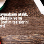 Keban Kaymakamı Balık Üretim Tesisi İncelemelerinde