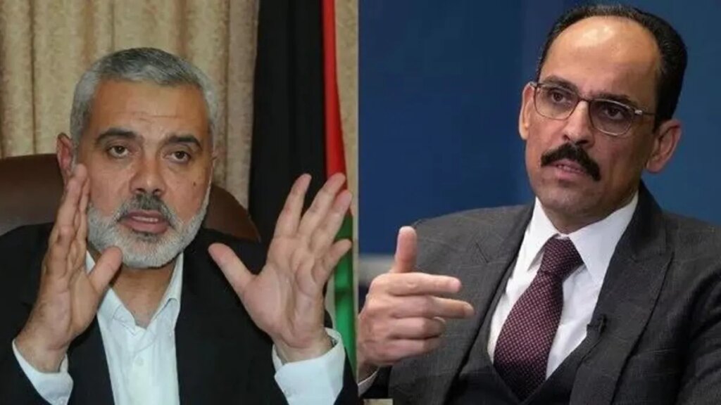 İbrahim Kalın ve İsmail Haniye’den Ateşkes Görüşmesi!