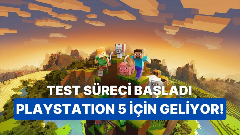 Minecraft PS5’e Geliyor!