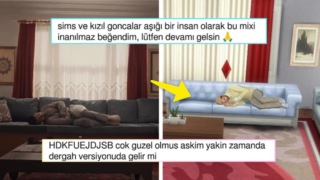 Kızıl Goncalar Dizisinin Sims Hayranı!