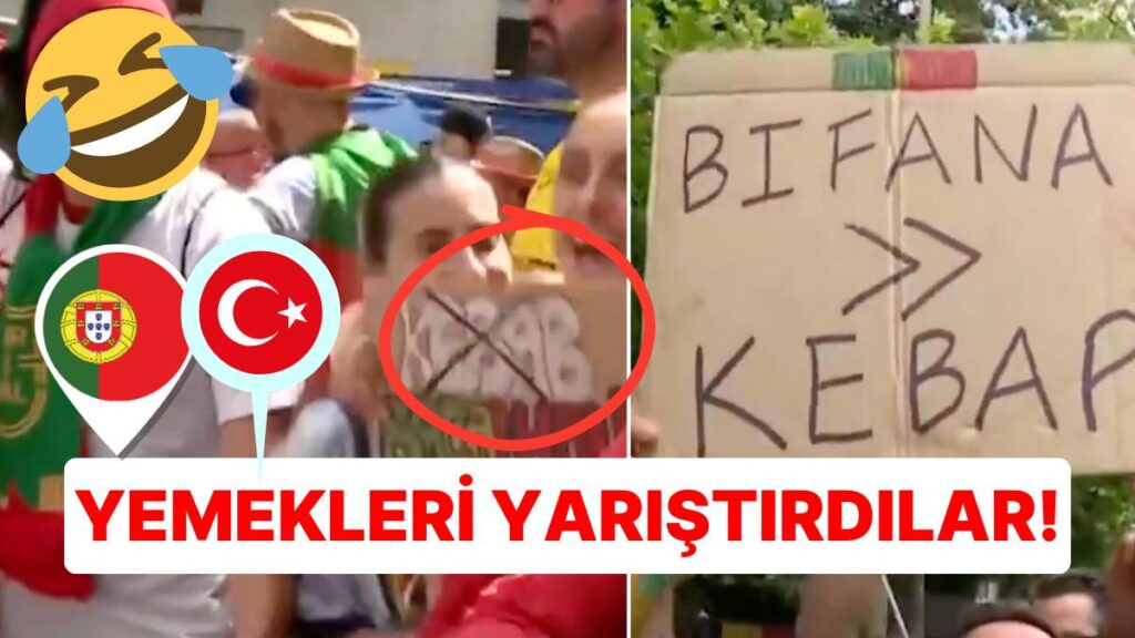Portekiz ve Türkiye Taraftarları Sokakları Şenlendirdi!