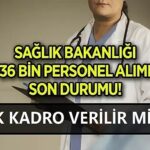 Sağlık Bakanlığı’nın 36 Bin Personel Alımı: Son Dakika Gelişmeler!