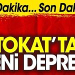 Tokat’ta 4,4 Büyüklüğünde Deprem! Son Dakika Haberi