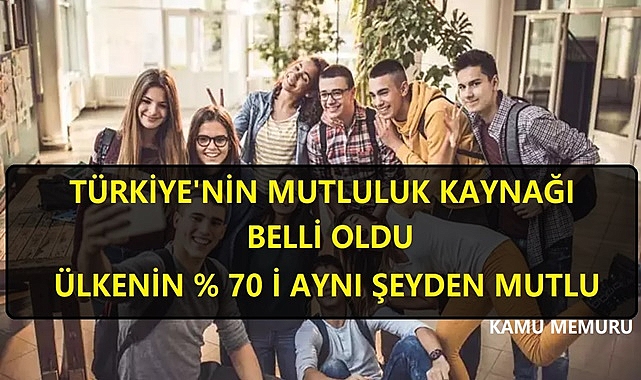 TÜİK Raporu: Türkiye’de Mutluluğun Sırrı Aile
