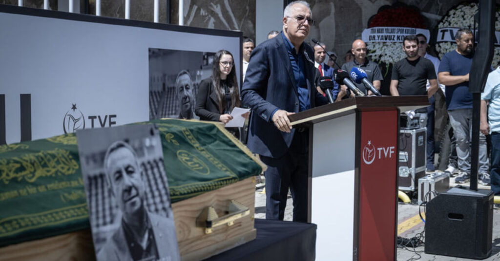 TVF Asbaşkanı Ahmet Göksu Son Yolculuğuna Uğurlandı