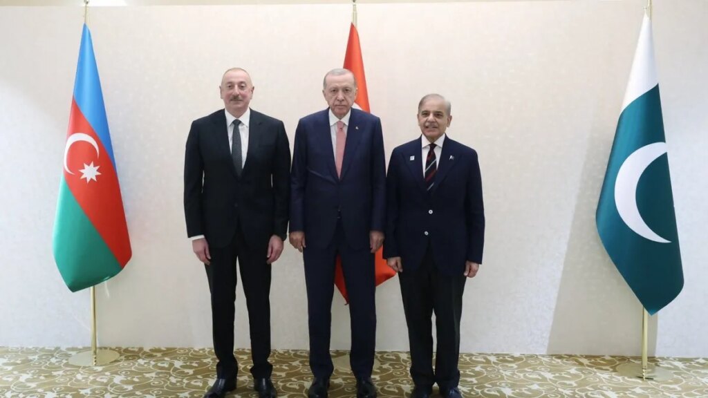 Erdoğan, Aliyev ve Şerif’ten Üçlü Zirve