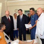 Cumhurbaşkanı Yardımcısı Gazilere Ziyarette