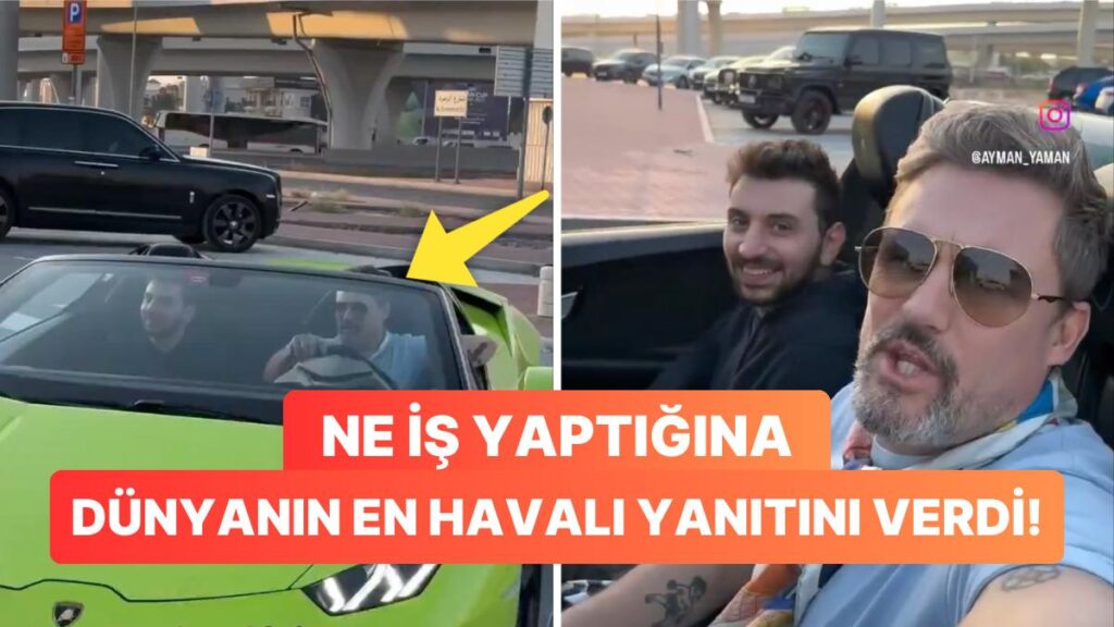 GTA Yaratıcısı Dubai’de Lüks Arabada Yakalandı!