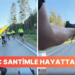 Bisikletçi Ölümden Son Anda Kurtuldu!