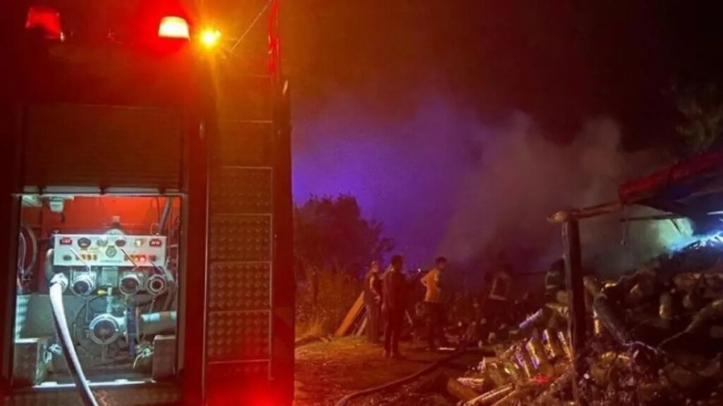 Tokat’ta felaket! Yıldırım düştü yangın çıktı