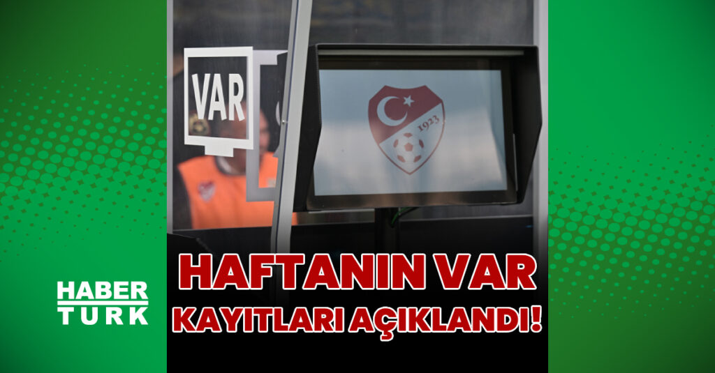 TFF VAR Kararları Youtube’da!