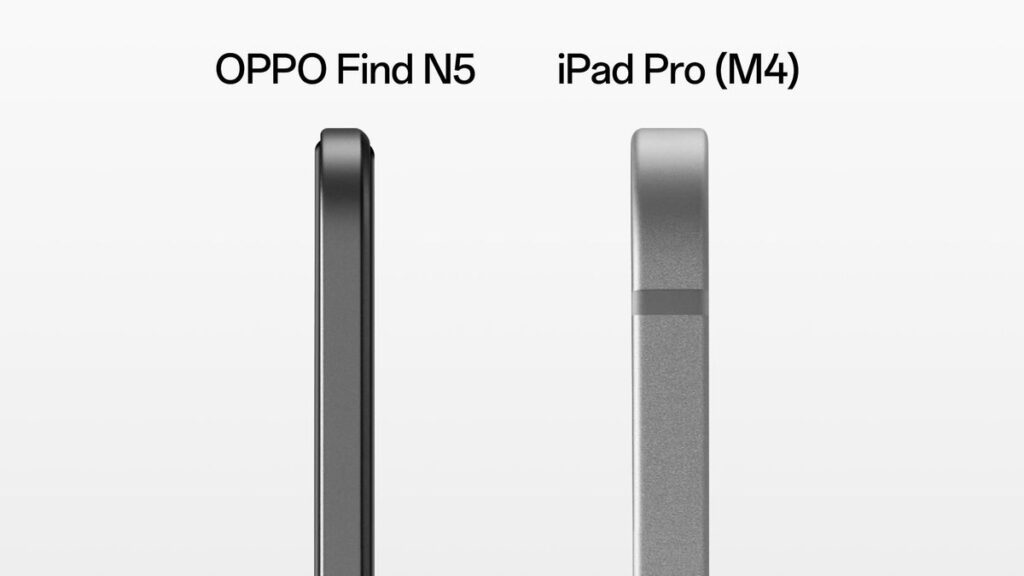 Oppo Find N5, iPad Pro’dan Daha İnce!