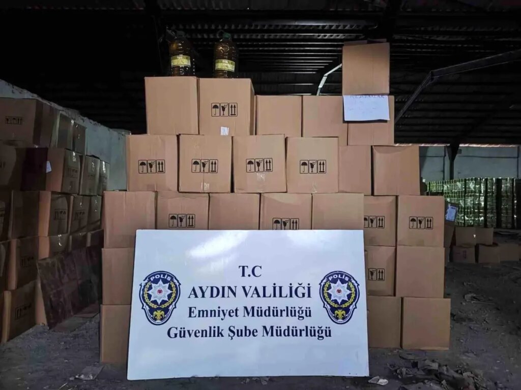 Aydın’da 2.700 Litre Tağşiş Yağ Ele Geçirildi!