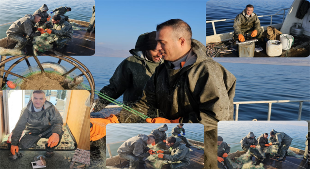 Erçek Gölü’nde İnci Kefali Popülasyonu Ölçüldü!