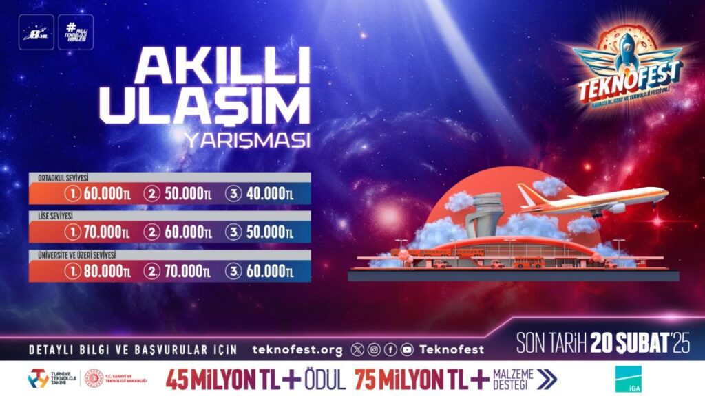 TEKNOFEST Akıllı Ulaşım Yarışması’na Katıl!