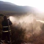 Yayladağı’nda Zeytinlik Yangını Söndürüldü