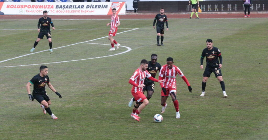 Boluspor ile Amedspor 0-0 Berabere Kaldı