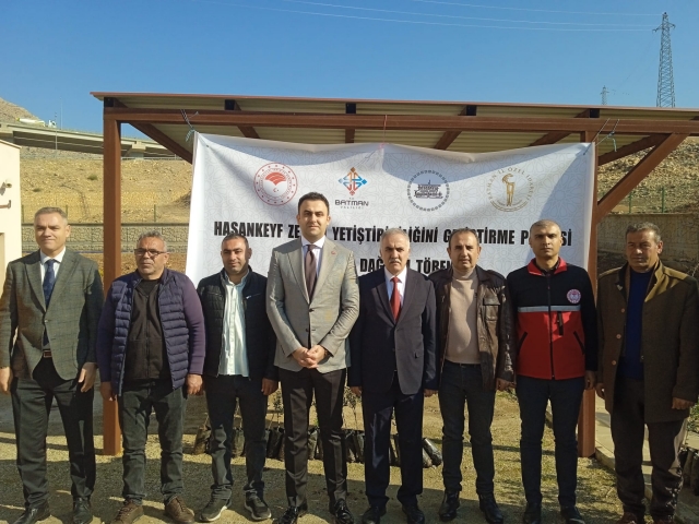 Hasankeyf’te Zeytin Fidesi Dağıtımı Gerçekleşti