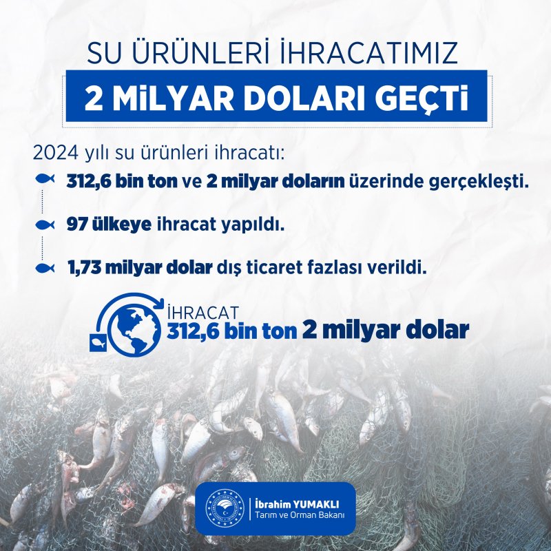 2024’te Su Ürünleri İhracatında Tarihi Rekor!