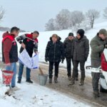 Amasya’da Yaban Hayvanlarına Doğaya Yem Bırakıldı