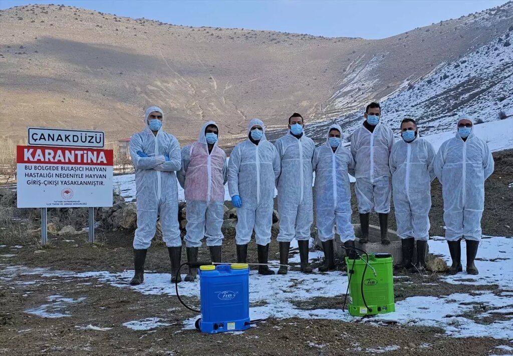 Bitlis’te Çanakdüzü Köyü’nde Şap Karantinası!