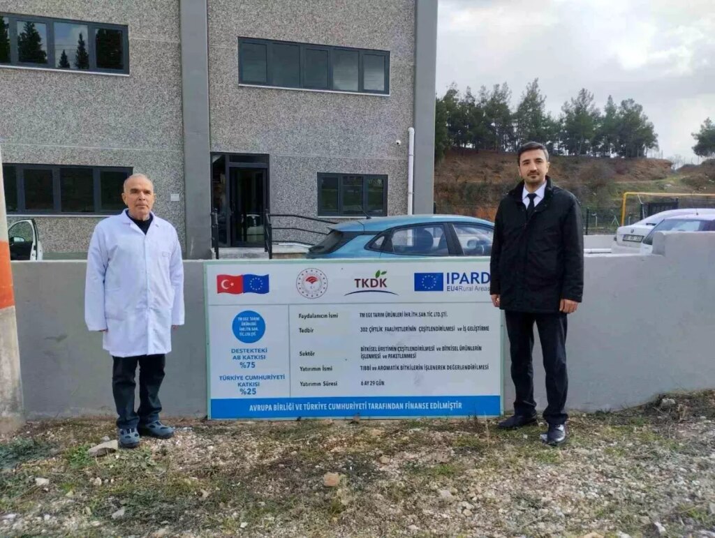 Emekli Emniyet Müdürü TKDK’nın Destekleriyle 6 Milyon TL’lik İşleme Tesisi Kurdu