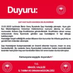 Genç ilçesinde şap karantinası!