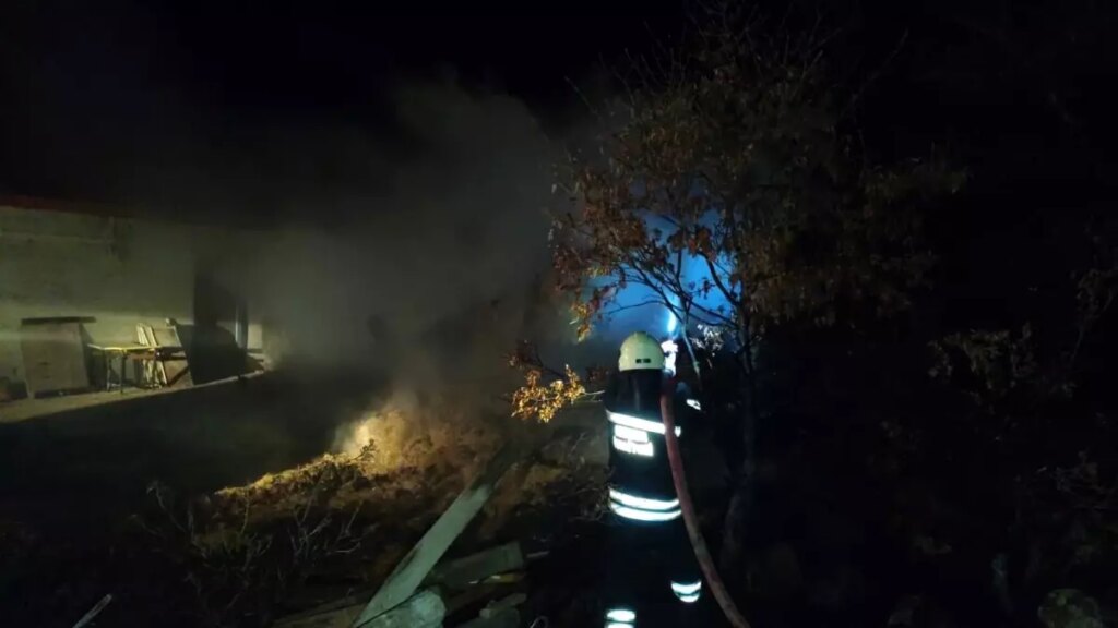 Seydişehir’de 600 Saman Balası Yandı!