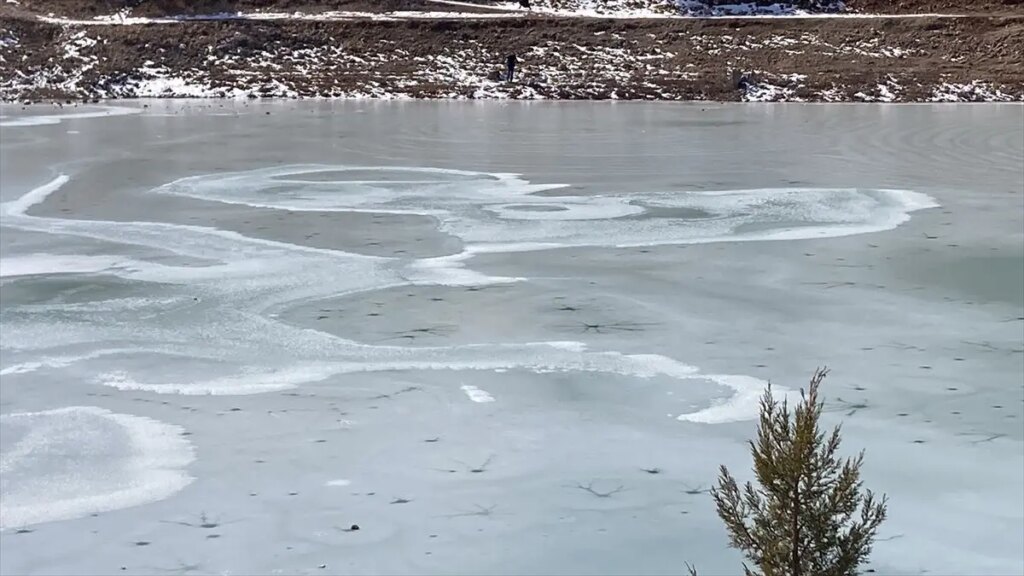 Tozlu Göleti’nde Sıradışı Görüntü!