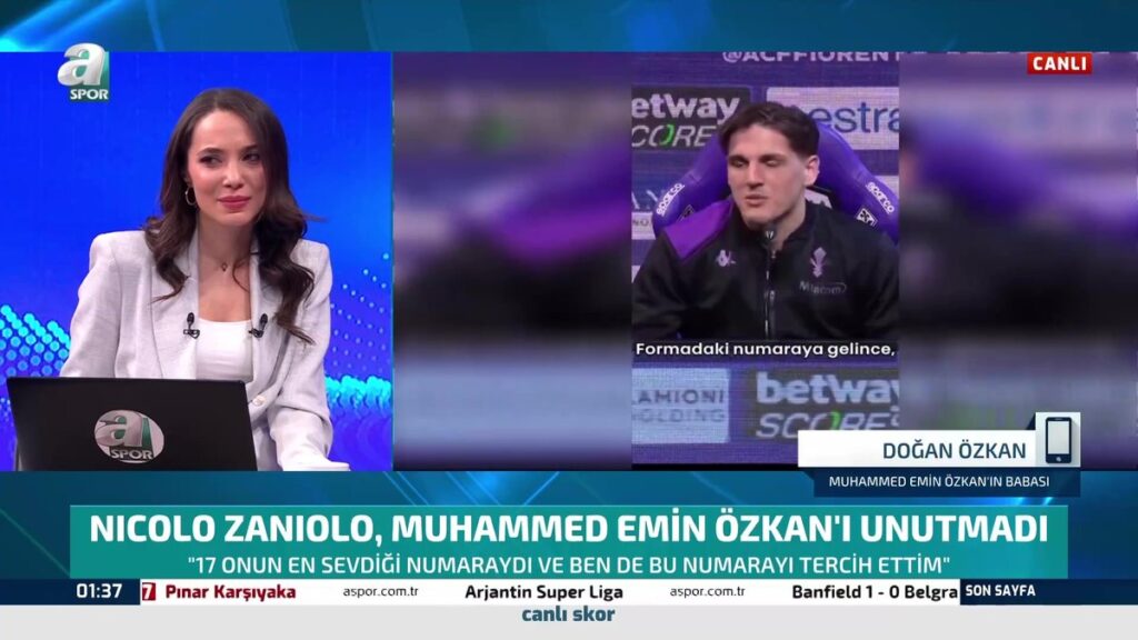“Zaniolo’nun Anlamlı Hareketi: Doğan Özkan A Spor’a Konuştu!”