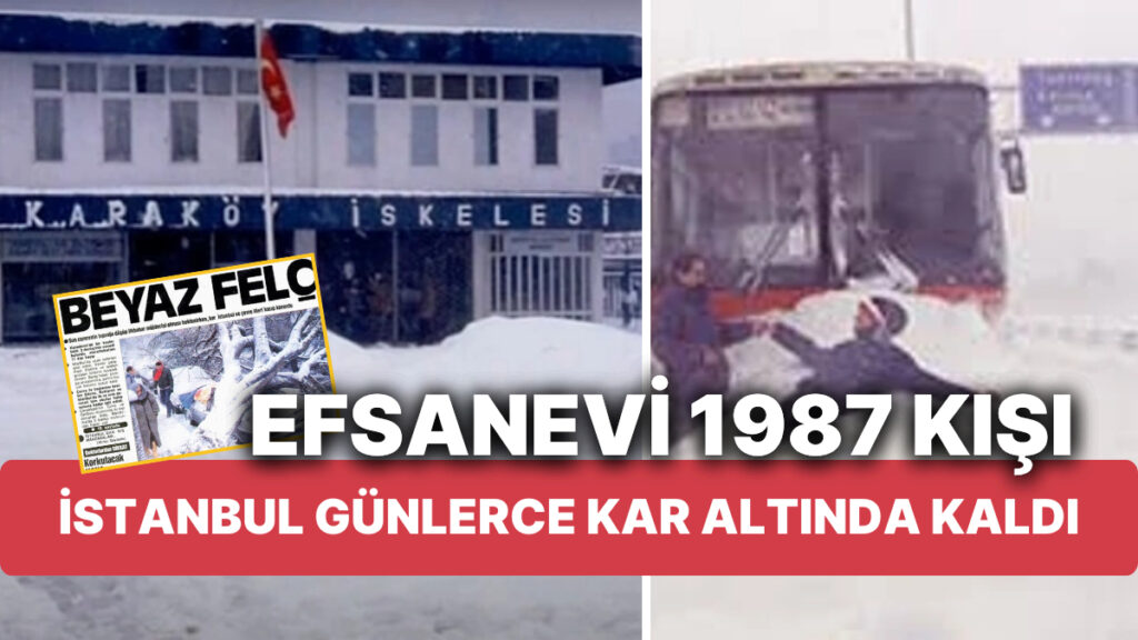 İstanbul’da unutulmaz kar fırtınası! ❄️