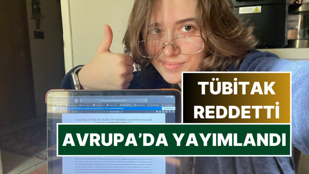 TÜBİTAK’ın Reddettiği Liseli Genç Avrupa’da Yayımlandı