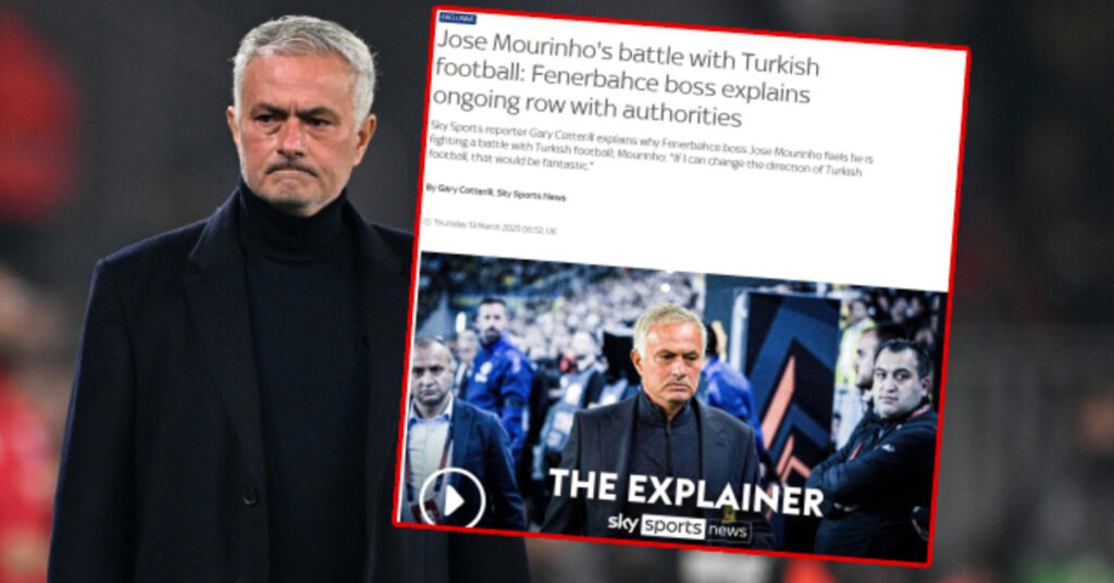Jose Mourinho’nun Türk Futbolundaki Mücadelesi “Flaş Haber: Olay Yeri Muhabiri Son Dakika Röportajı!”
