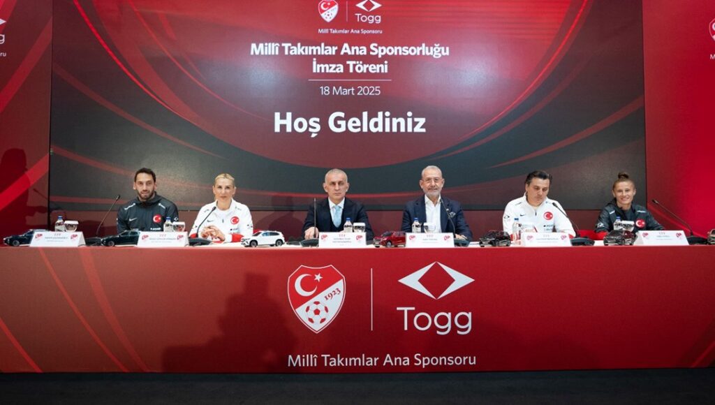 TOGG, TFF İLE ANA SPONSORLUK ANLAŞMASI İMZALADI